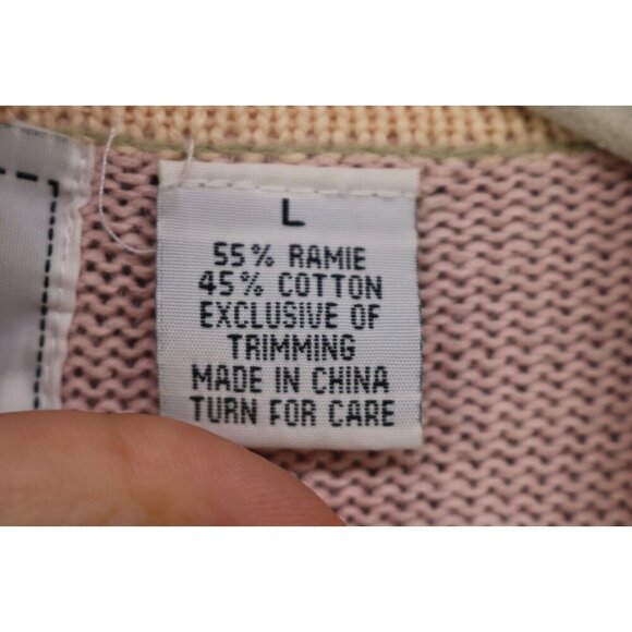 Storybook Knits Vtg. Beaded Embroidered Sweater-Size Large-Grandmacore-Y2K - Picture 4 of 13